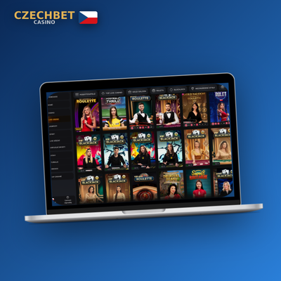 Czechbet Casino na počítači nabízí přes 11 000 slotů a her v přehledném katalogu