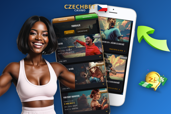 Rozhraní pokladny Czechbet Casino s vyplněným bonus kódem CZBET100