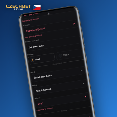 Propojení s Google účtem pro rychlé přihlášení do Czechbet Casino bez hesla