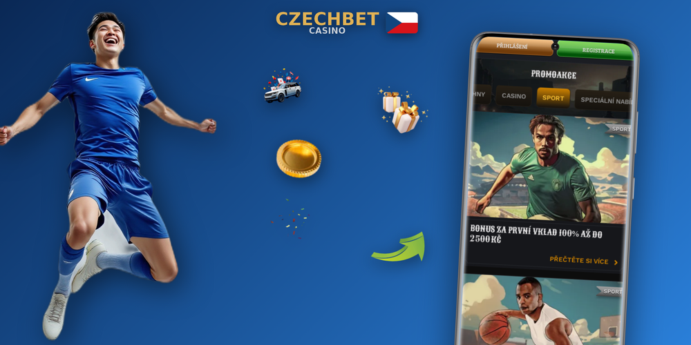 Czechbet Casino nabízí tři vkladové bonusy a 300 free spinů celkem